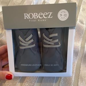 Robeez Grey Baby Boy Boots